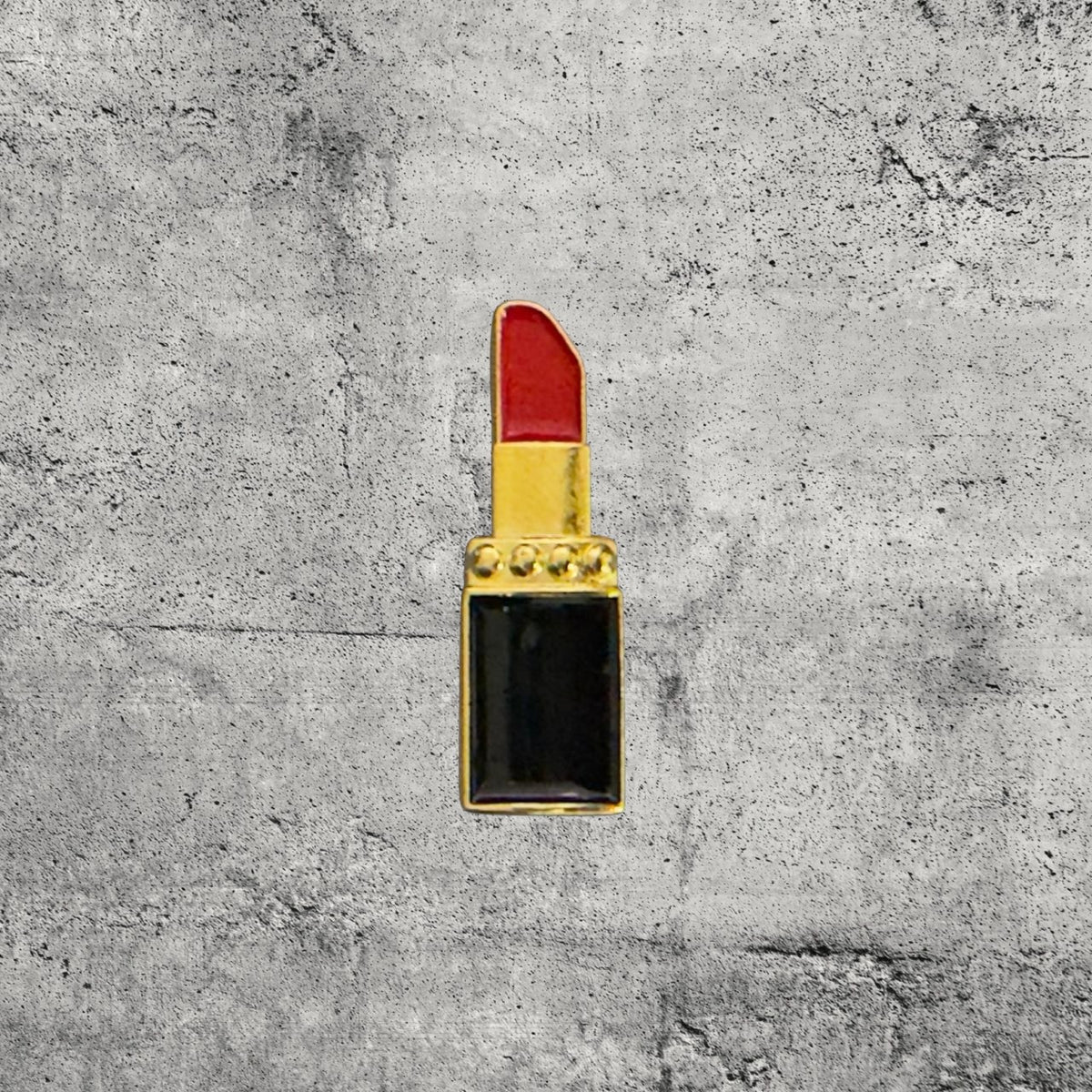 Metal Enamel Brooches 3m Sticker Fashion Jewelry Design Luxury Lipstick