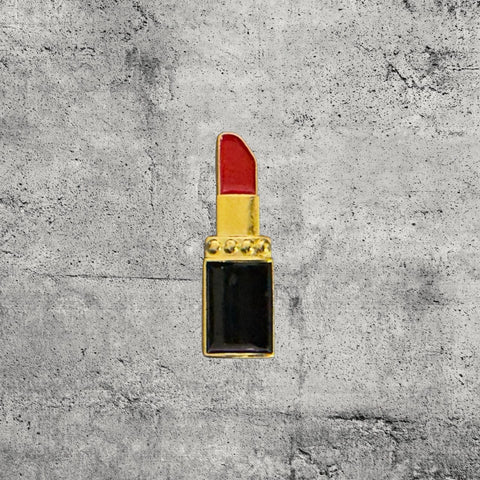 Metal Enamel Brooches 3m Sticker Fashion Jewelry Design Luxury Lipstick