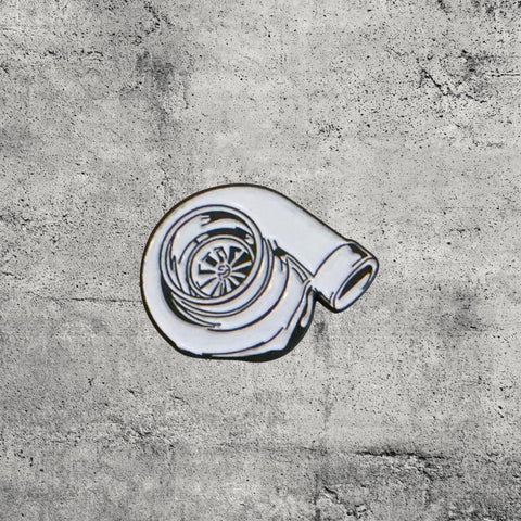 Metal Enamel Brooches 3m Sticker Fashion Jewelry Design Turbo Engine Icon