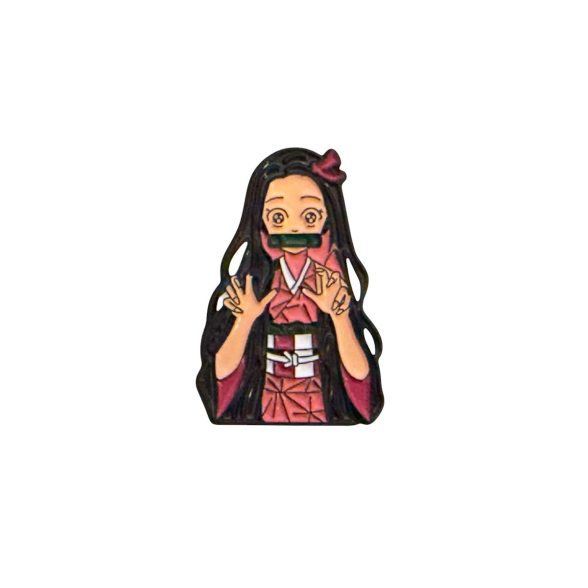 Metal Enamel Brooches 3m Sticker Fashion Jewelry Design Anime Girl