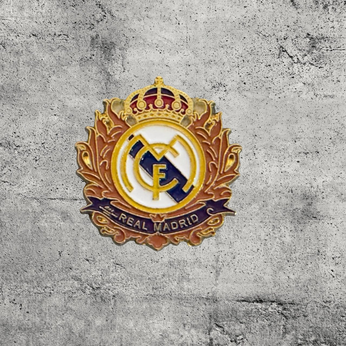 Metal Enamel Brooches 3m Sticker Fashion Jewelry Design Real Madrid Classic Crest