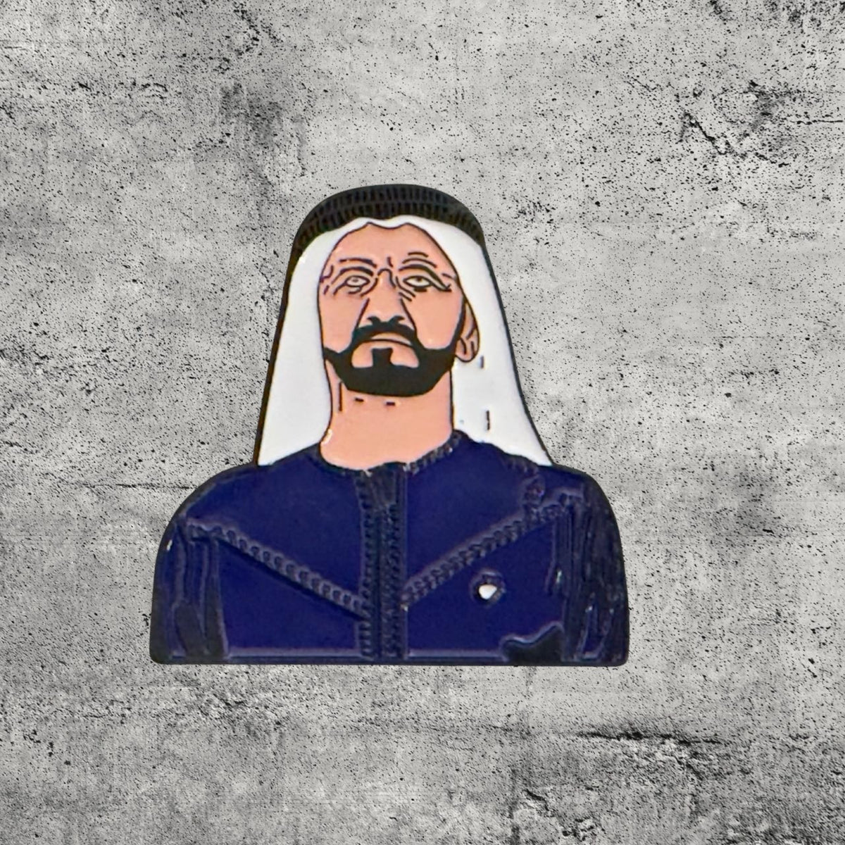 Metal Enamel Brooches 3m Sticker Fashion Jewelry Design Arab Man