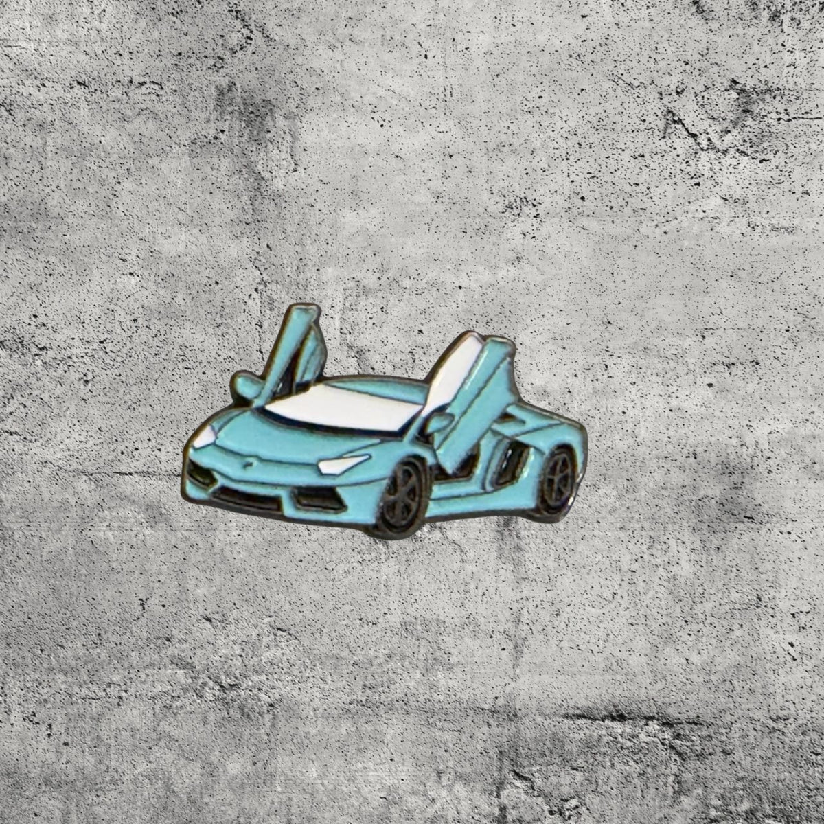 Metal Enamel Brooches 3m Sticker Fashion Jewelry Design Sports Car