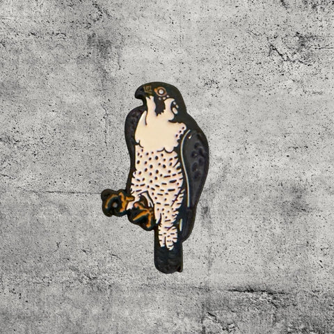 Metal Enamel Brooches 3m Sticker Fashion Jewelry Design Falcon Bird
