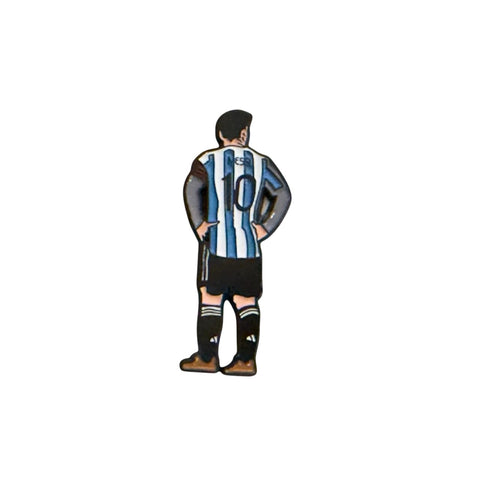 Metal Enamel Brooches 3m Sticker Fashion Jewelry Design Argentina Player