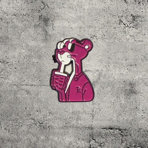 Metal Enamel Brooches 3m Sticker Fashion Jewelry Design Pink Character