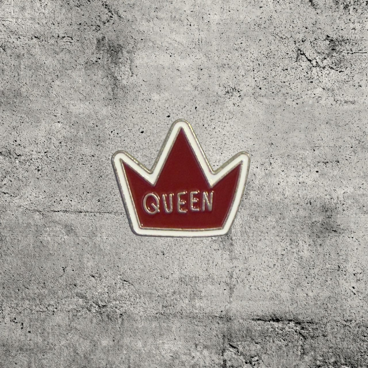 Metal Enamel Brooches 3m Sticker Fashion Jewelry Design Queen Crown