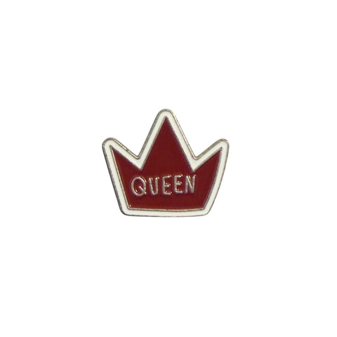 Metal Enamel Brooches 3m Sticker Fashion Jewelry Design Queen Crown
