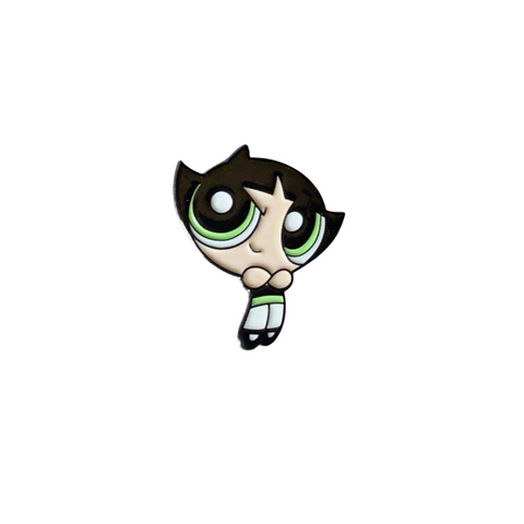 Metal Enamel Brooches 3m Sticker Powerpuff Girls