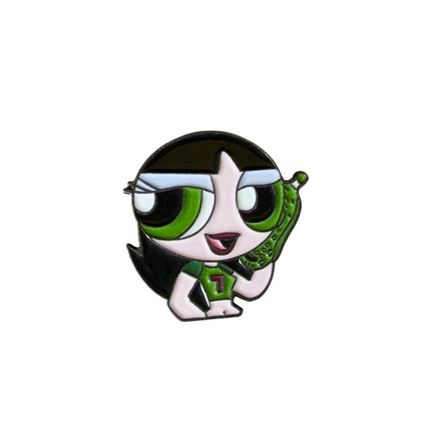 Metal Enamel Brooches 3m Sticker Powerpuff Girls 1