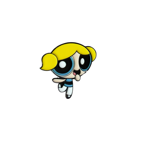 Metal Enamel Brooches 3m Sticker Powerpuff Girls 3
