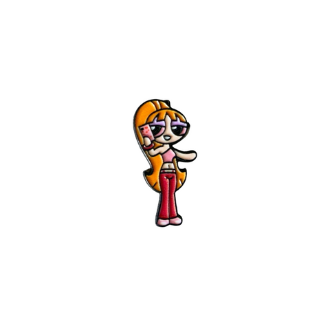 Metal Enamel Brooches 3m Sticker Powerpuff Girls 2