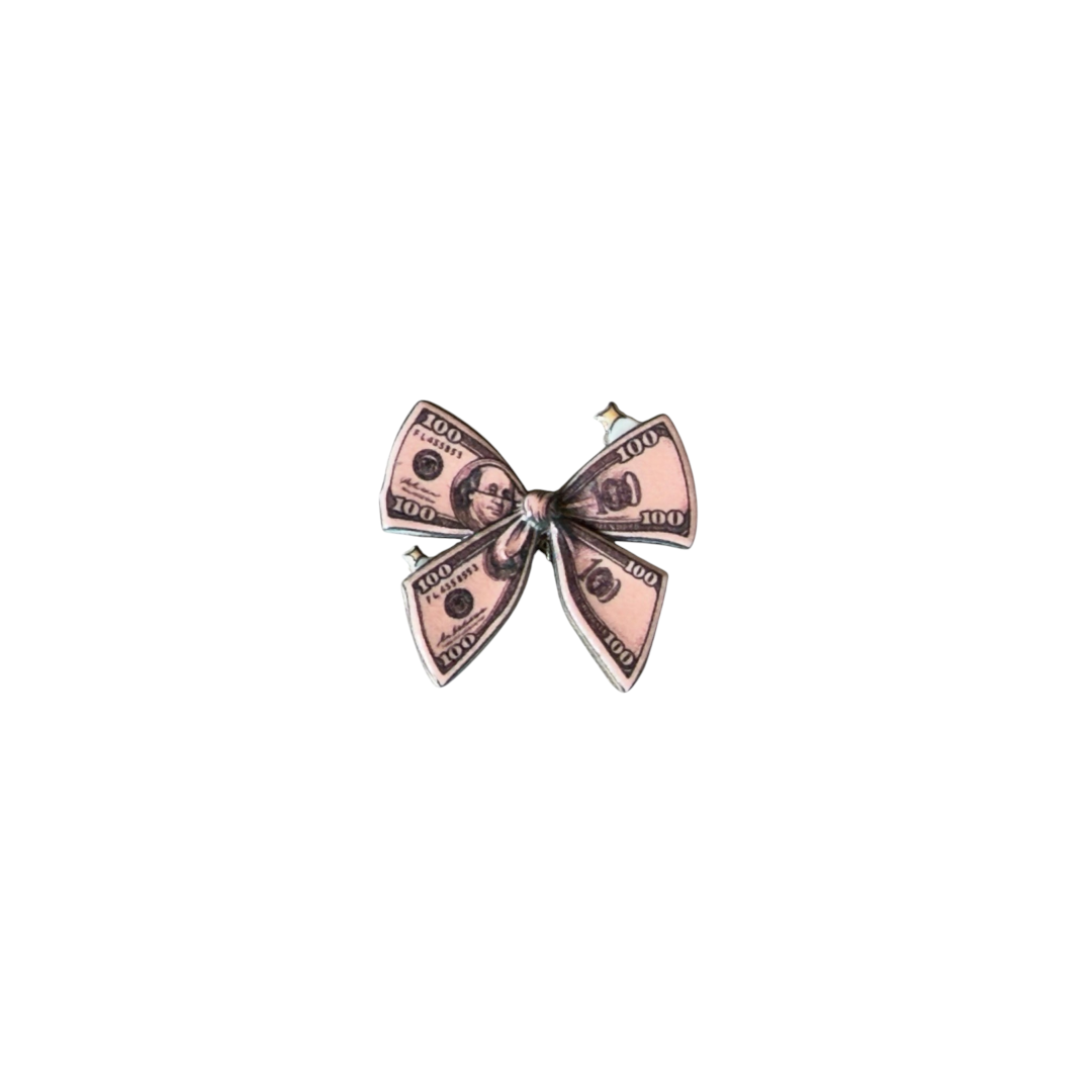 Metal Enamel Brooches 3m Sticker Money