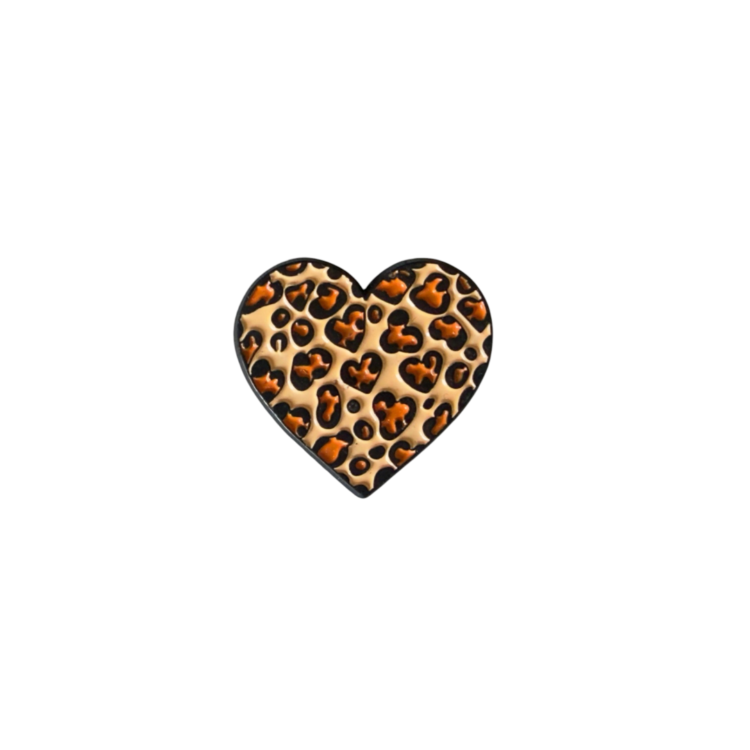 Metal Enamel Brooches 3m Sticker Yellow heart