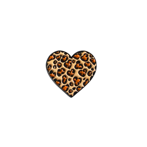 Metal Enamel Brooches 3m Sticker Yellow heart