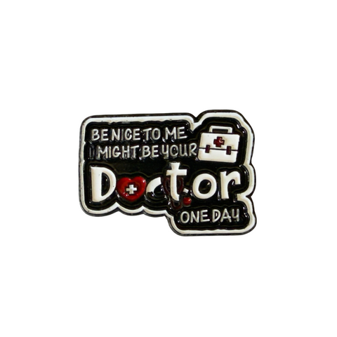 Metal Enamel Brooches 3m Sticker Doctor