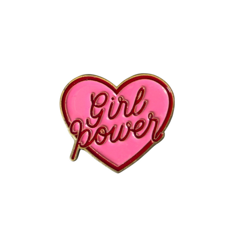 Metal Enamel Brooches 3m Sticker Pnk Power Girl