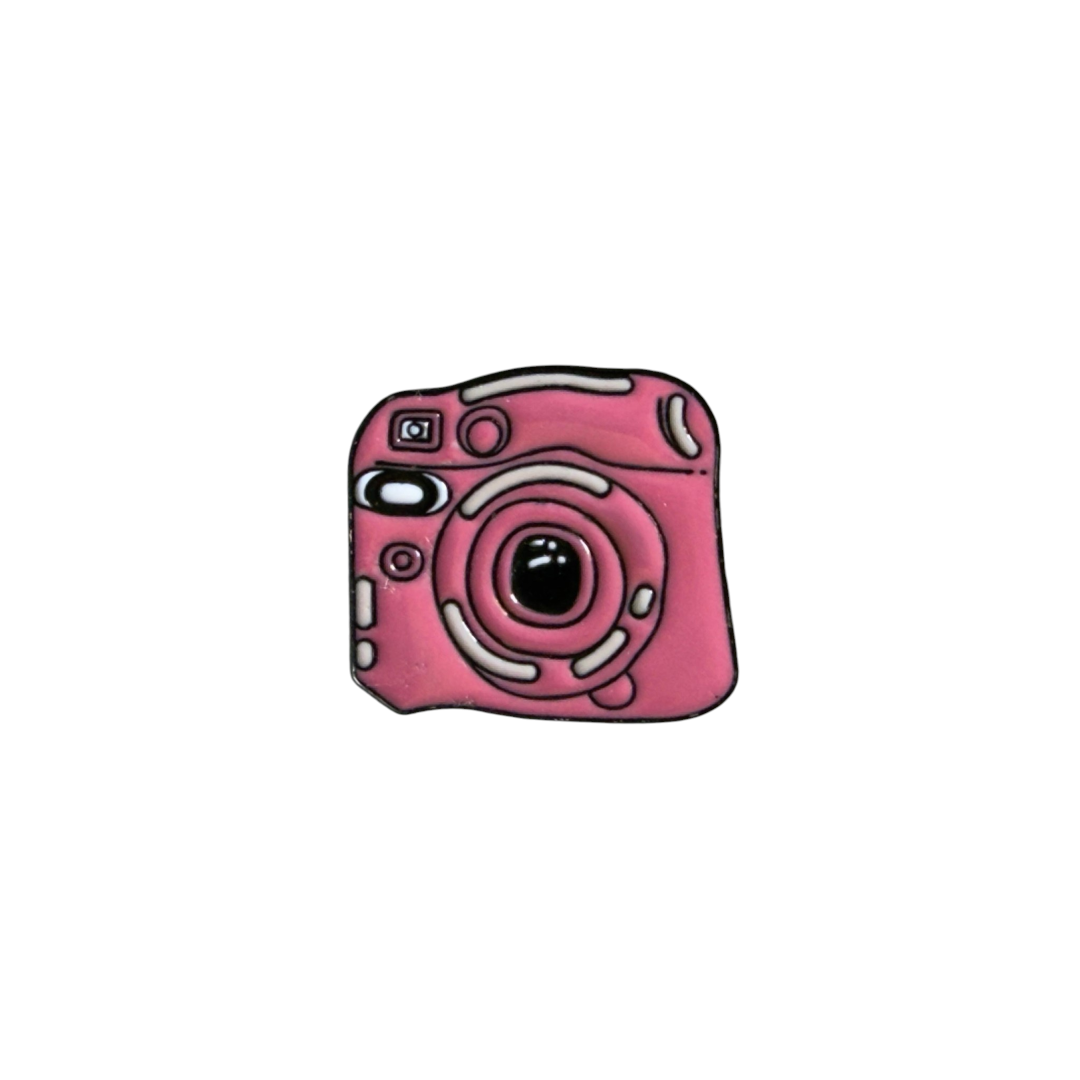 Metal Enamel Brooches 3m Sticker Camera