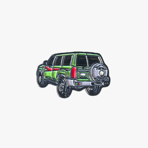 Metal Enamel Brooches 3m Sticker Green Land cruiser