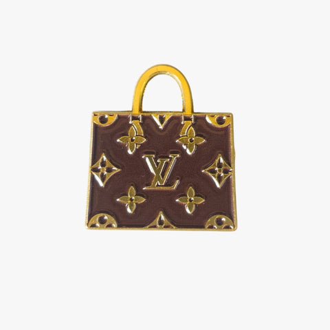 Metal Enamel Brooches 3m Sticker LV Bag