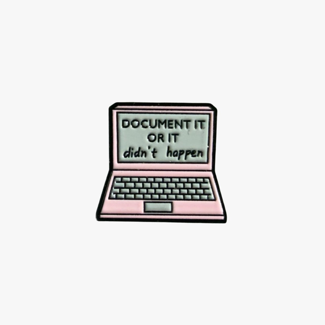 Metal Enamel Brooches 3m Sticker laptop