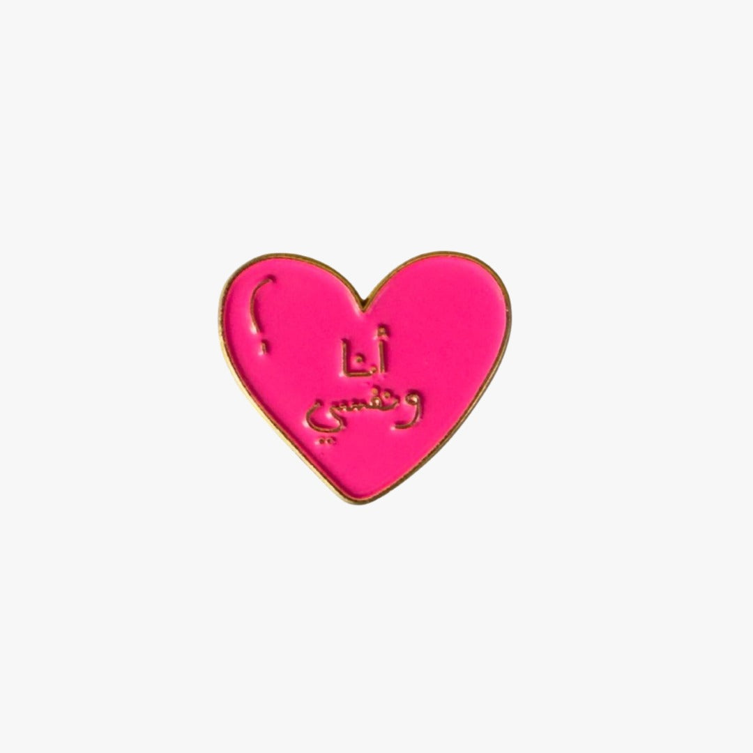 Metal Enamel Brooches 3m Sticker heart