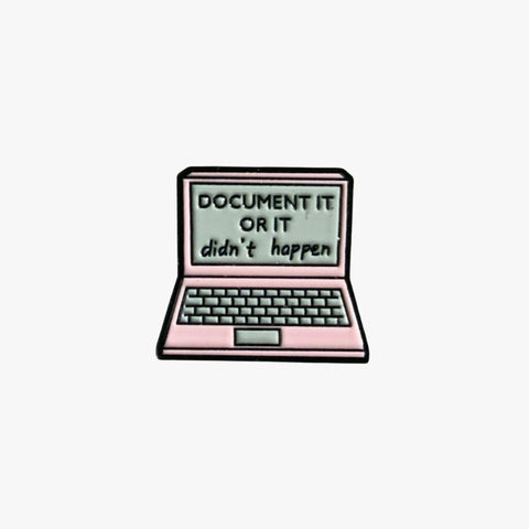Metal Enamel Brooches 3m Sticker laptop
