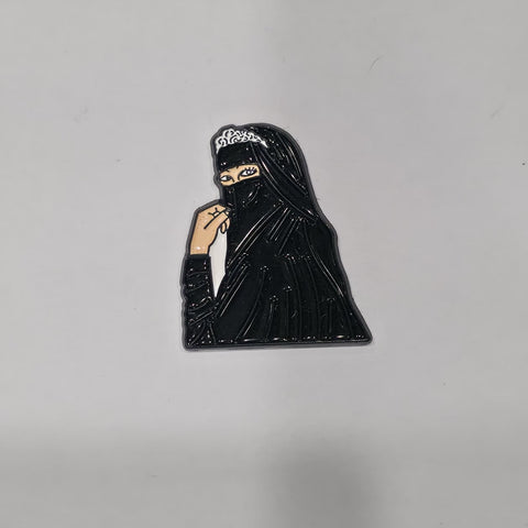 Metal Enamel Brooches 3m Sticker Abaya Queen