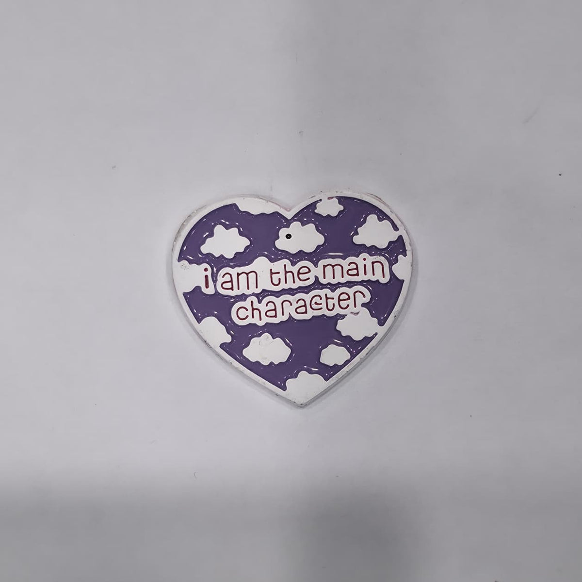 Metal Enamel Brooches 3m Sticker I am the main character