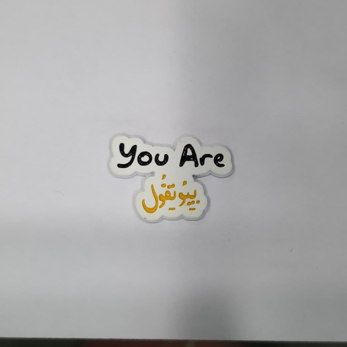 Metal Enamel Brooches 3m Sticker You Are Beautiful