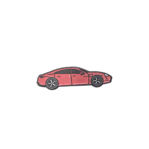 Metal Enamel Brooches 3m Sticker pink Porsche Taycan