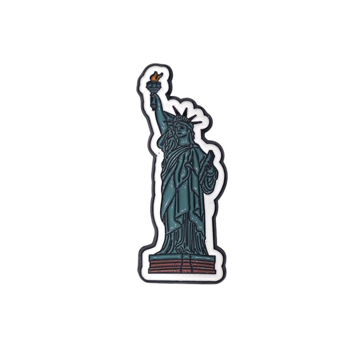 Metal Enamel Brooches 3m Sticker Statue of Liberty