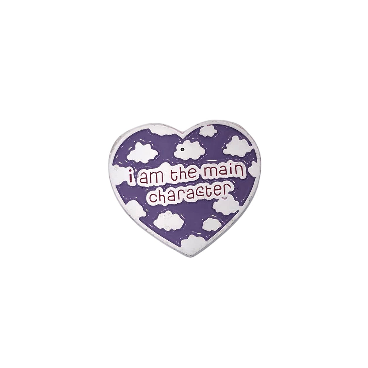 Metal Enamel Brooches 3m Sticker I am the main character