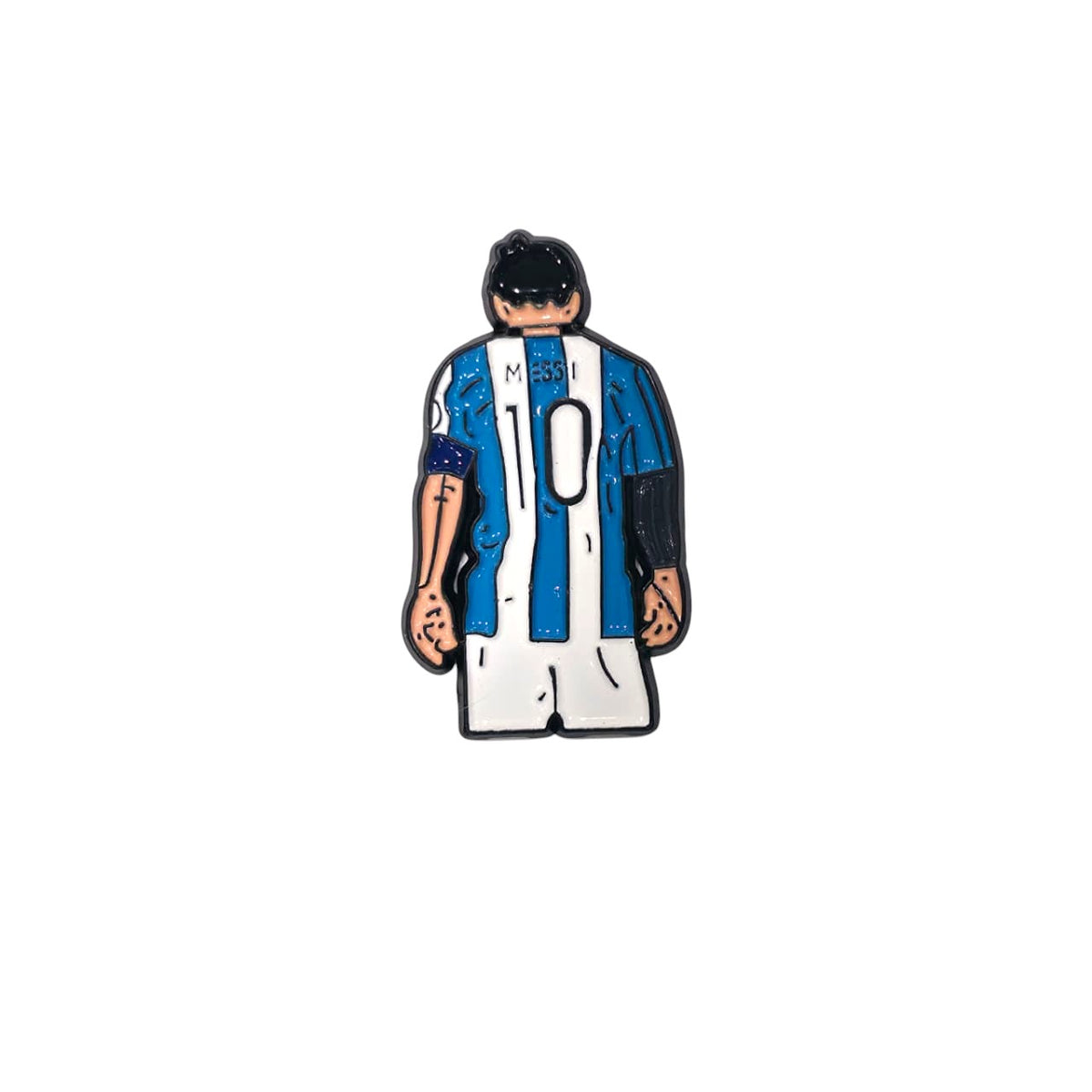 Metal Enamel Brooches 3m Sticker Messi 10