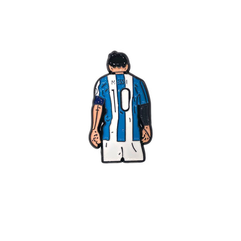 Metal Enamel Brooches 3m Sticker Messi 10