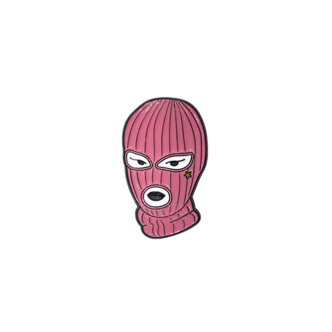 Metal Enamel Brooches 3m Sticker Peeekaboo Ski Mask Girl
