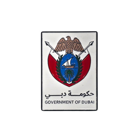 Metal Enamel Brooches 3m Sticker Government of Dubai
