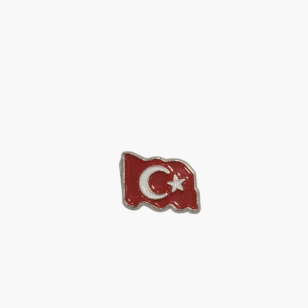 Metal Enamel Brooches 3m Sticker Turkey Flag
