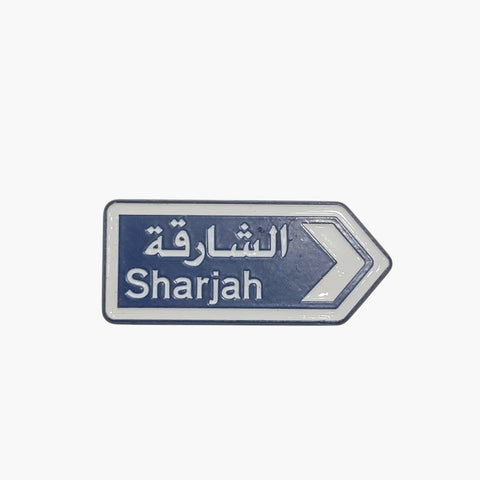 Metal Enamel Brooches 3m Sticker Sharjah Plate