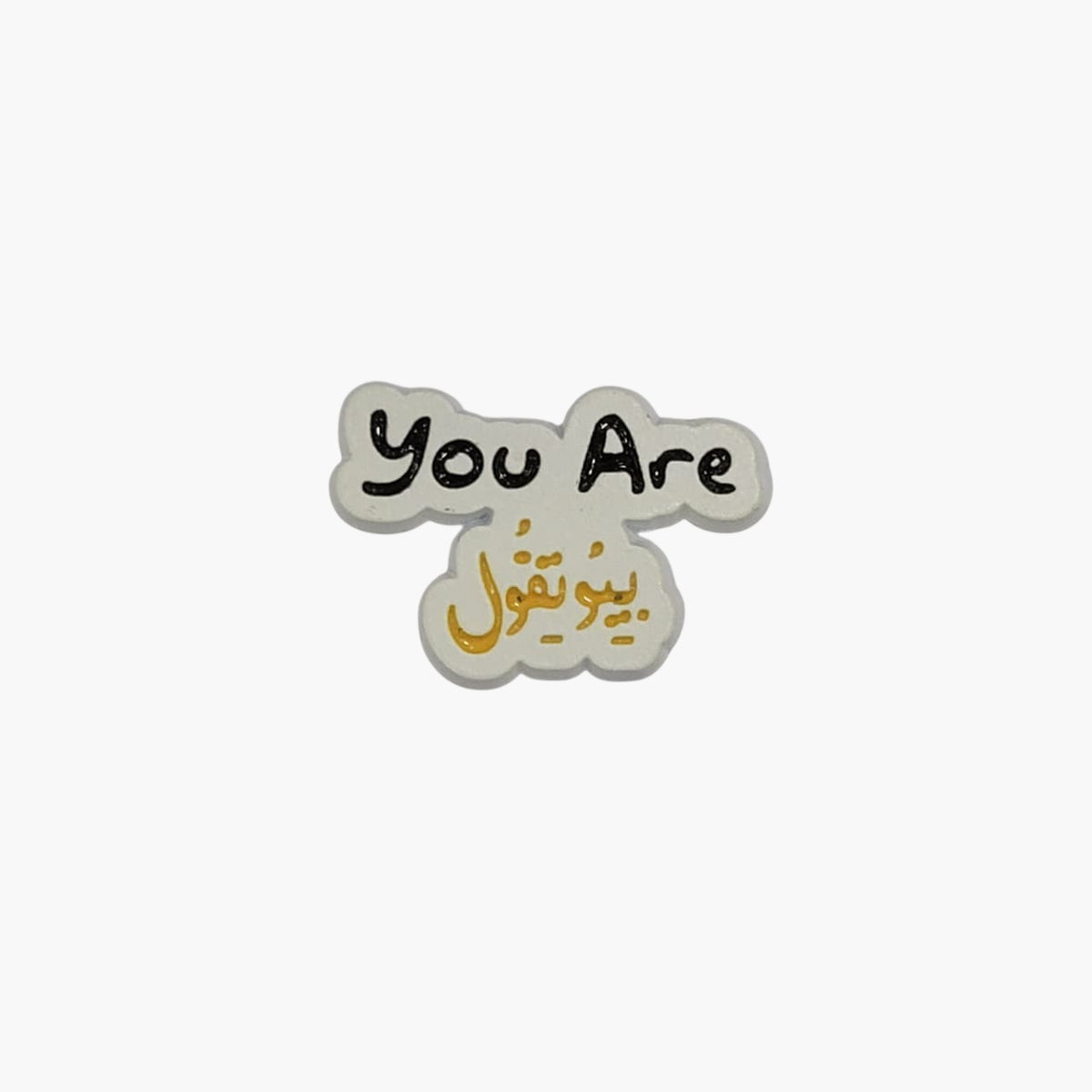 Metal Enamel Brooches 3m Sticker You Are Beautiful