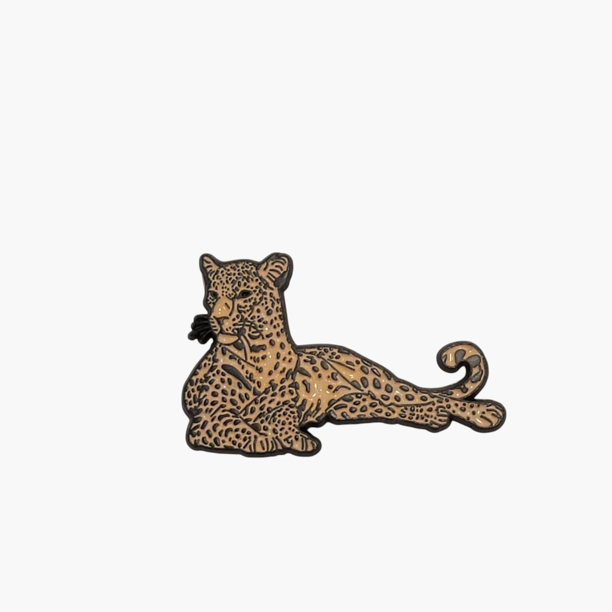 Metal Enamel Brooches 3m Sticker Leopard
