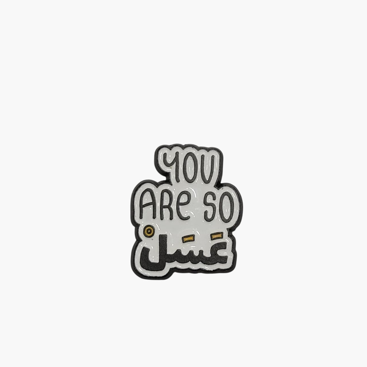Metal Enamel Brooches 3m Sticker You are So Asal