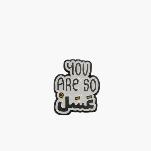 Metal Enamel Brooches 3m Sticker You are So Asal