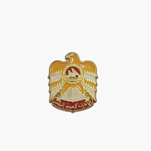 Metal Enamel Brooches 3m Sticker UAE Eagle Logo