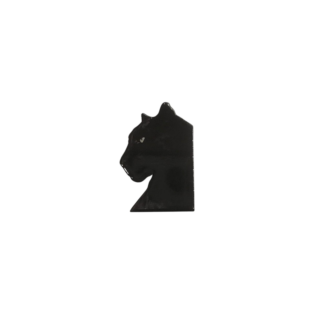 Metal Enamel Brooches 3m Sticker Black Leopard