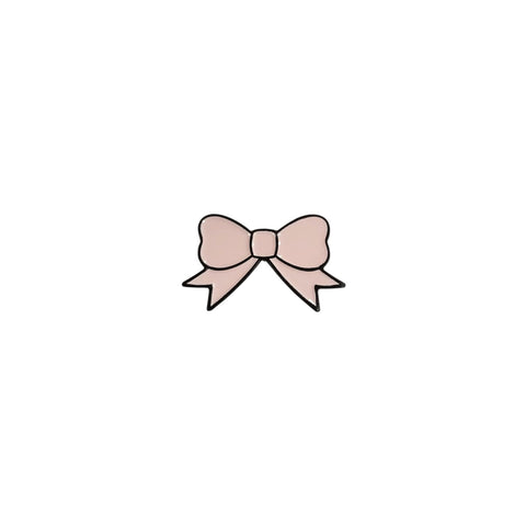 Metal Enamel Brooches 3m Sticker Pink BOW
