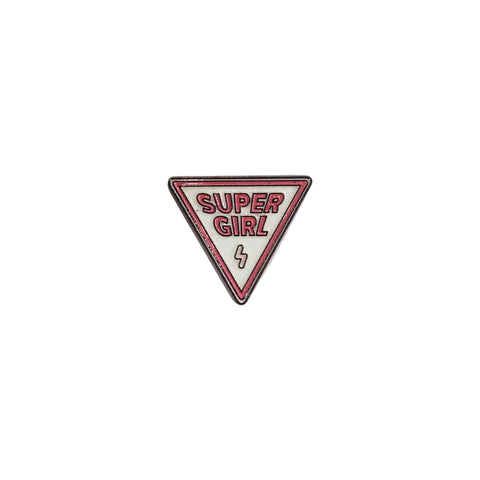Metal Enamel Brooches 3m Sticker Super Girl