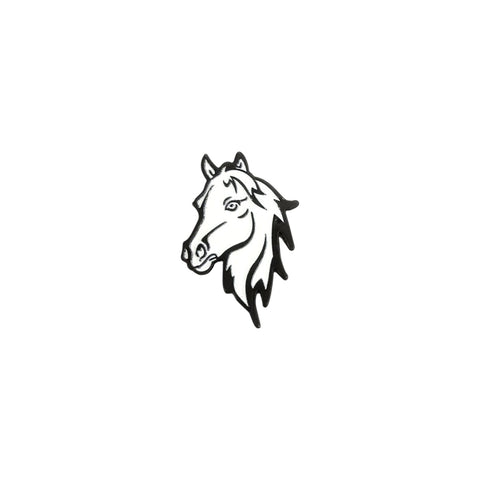 Metal Enamel Brooches 3m Sticker Horse