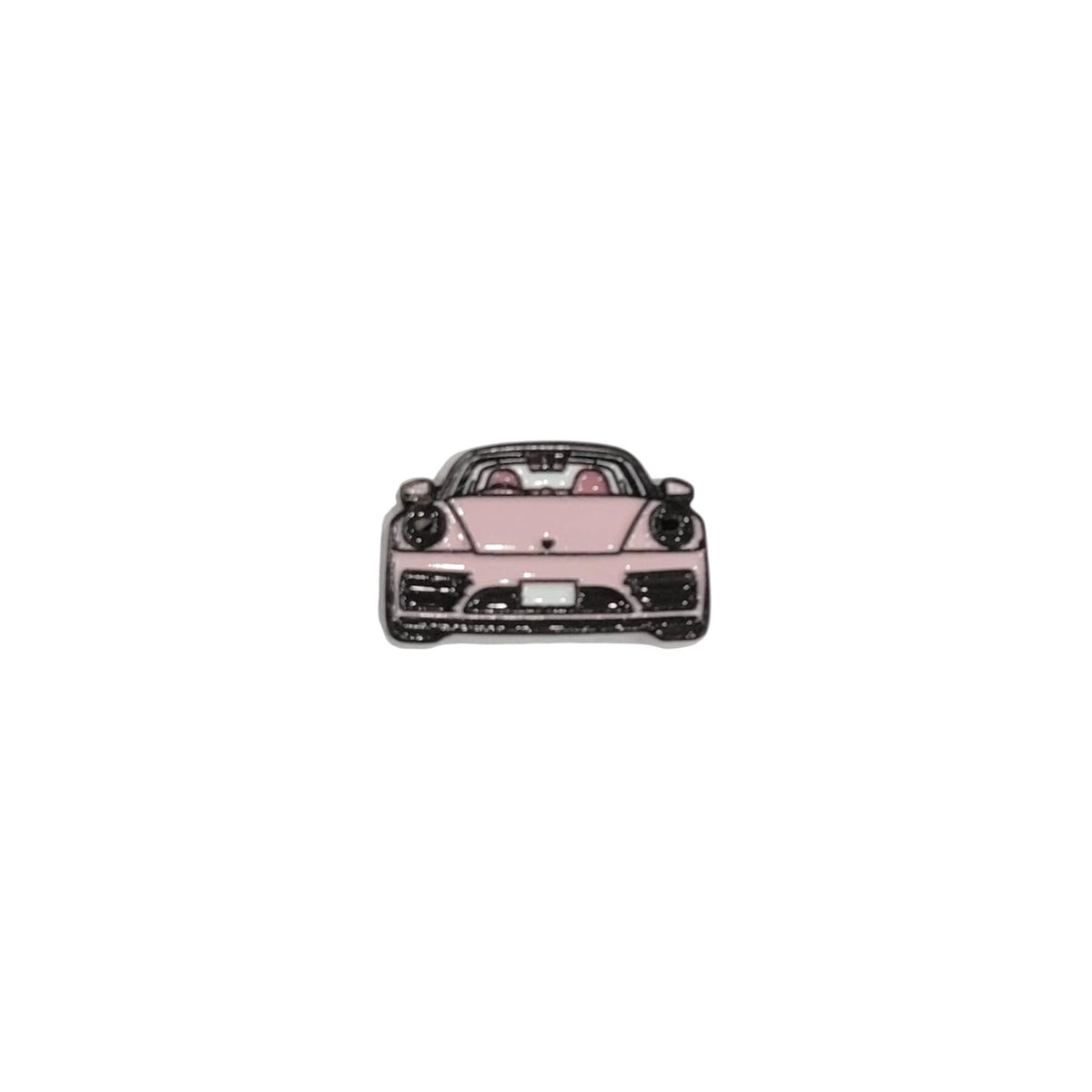Metal Enamel Brooches 3m Sticker Pink Porsche