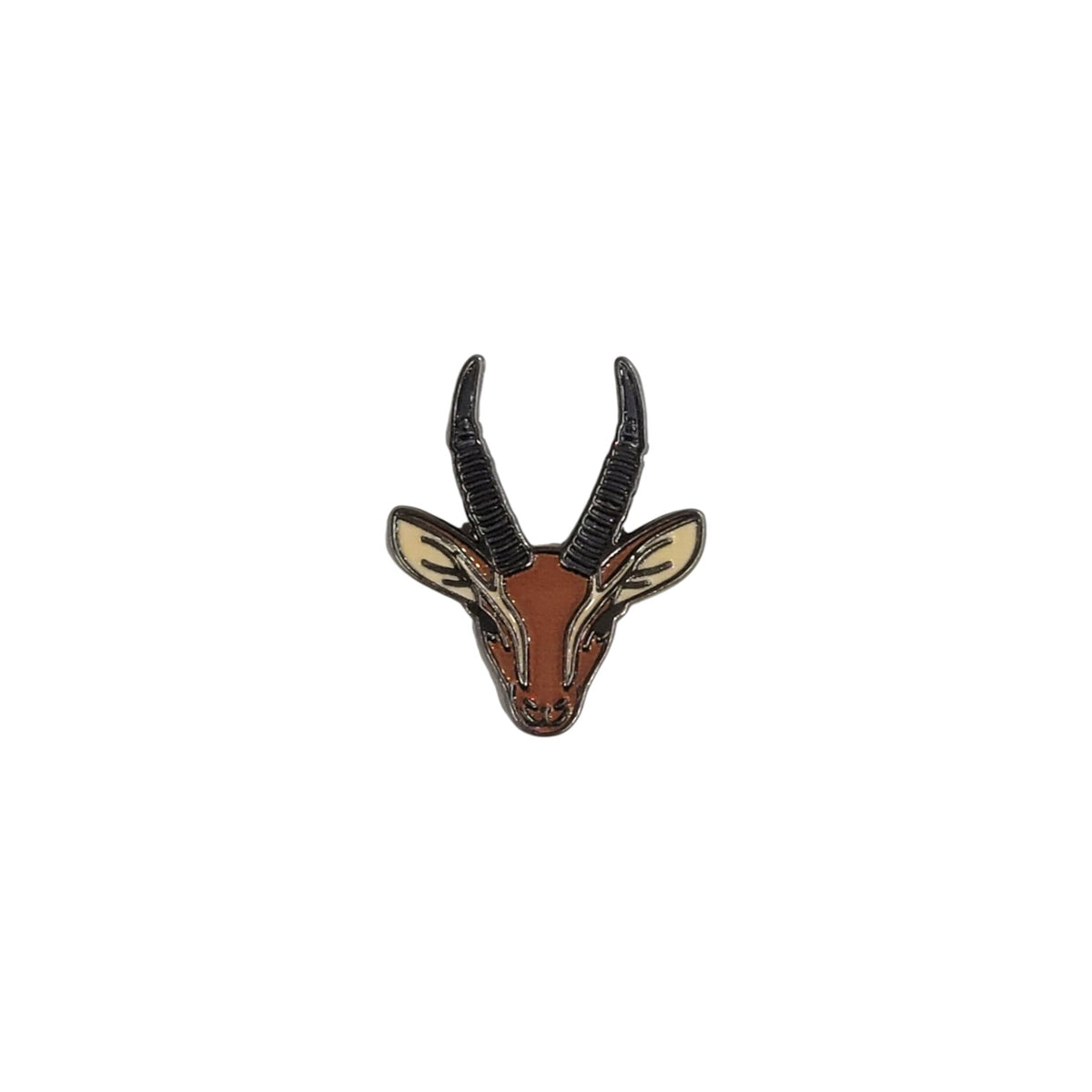 Metal Enamel Brooches 3m Sticker Markhor face